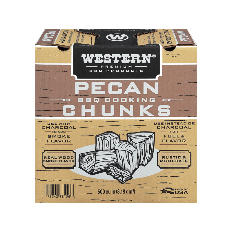 Western Pecan BBQ Cooking Chunks