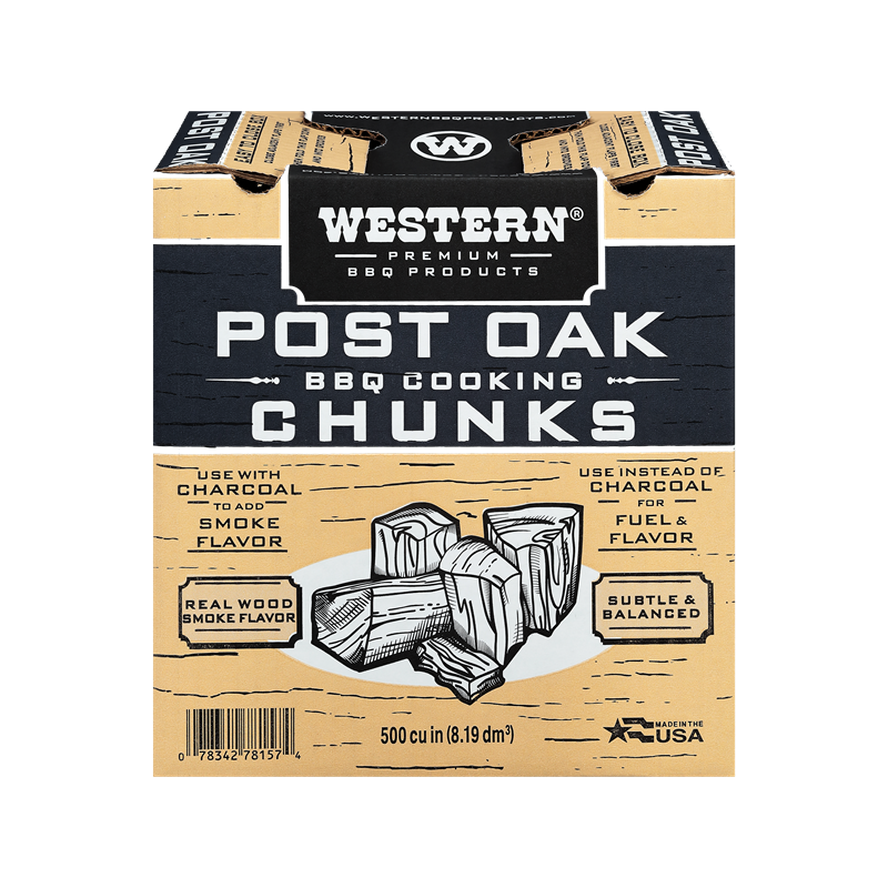 Western Post Oak BBQ Cooking Chunks