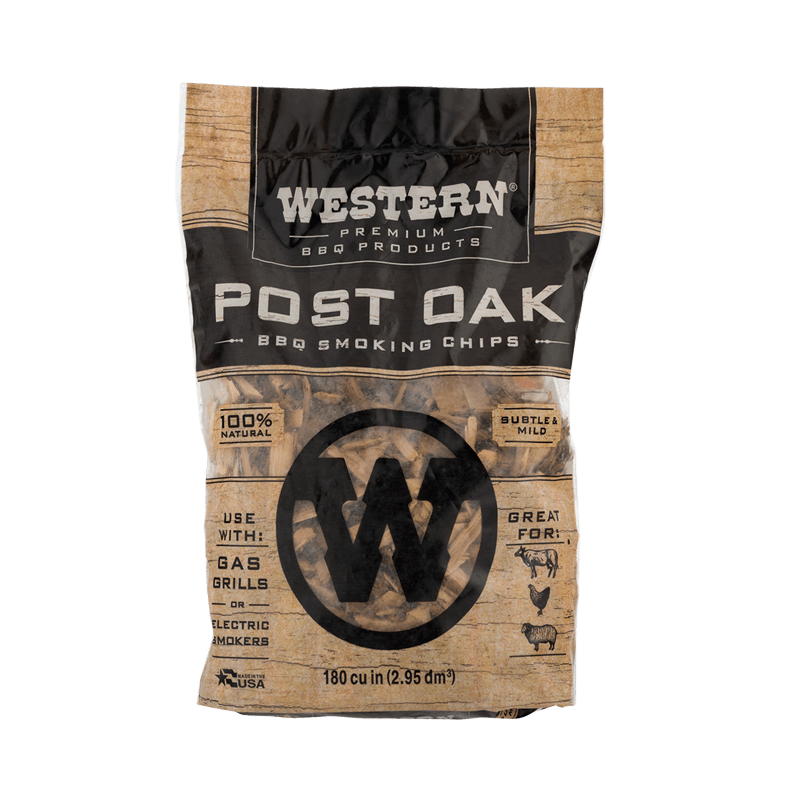 Western Premium BBQ Products Bag of Post Oak BBQ Smoking Chips