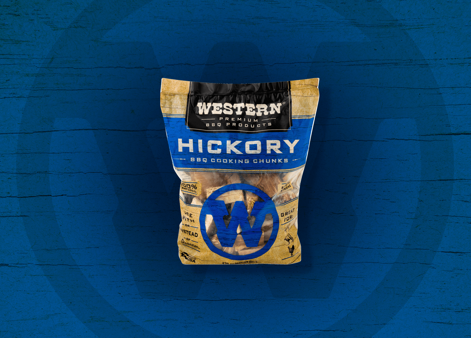 Western Hickory BBQ Cooking Chunks