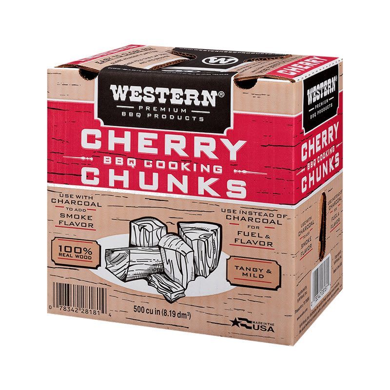 Box of Western Cherry BBQ Cooking Chunks