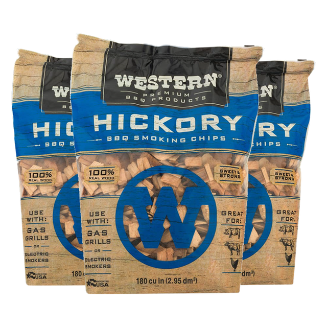 Western Hickory BBQ Smoking Wood Chips