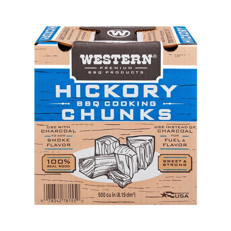 Western Hickory BBQ Cooking Chunks