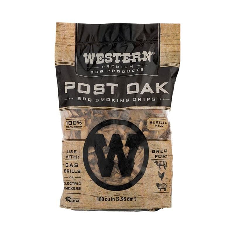 Western Premium BBQ Products Bag of Post Oak BBQ Smoking Chips