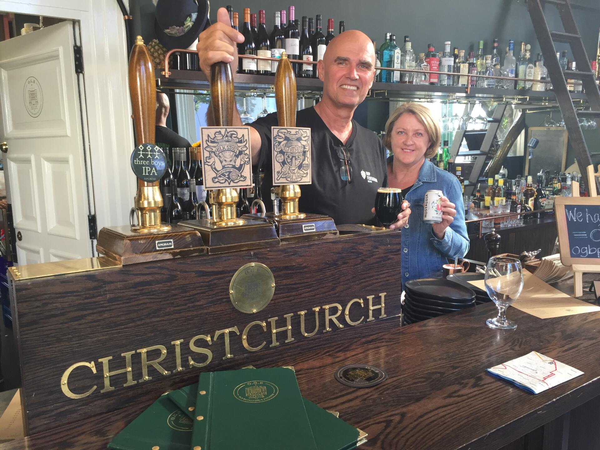 Daria and Younga at the OGB