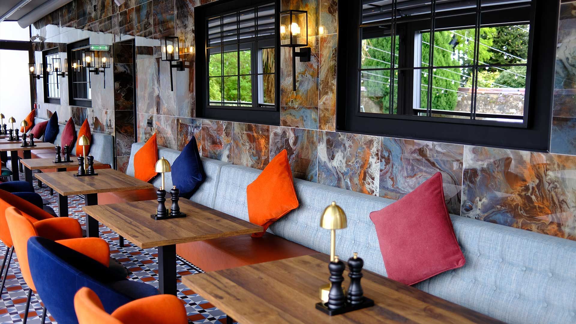 The Terrace inside The Fox and the Willow