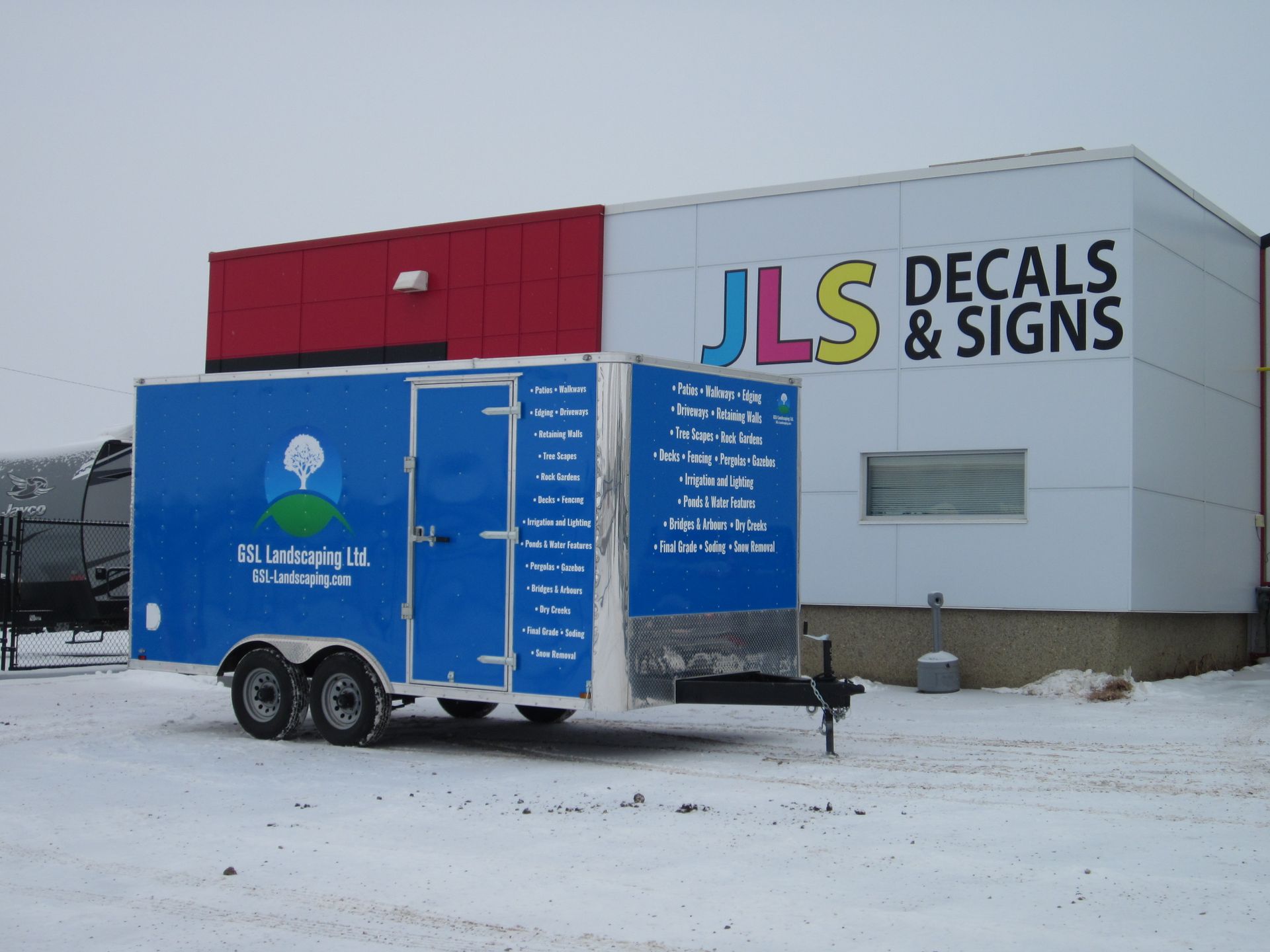 Enclosed Trailer - Full Wrap Style