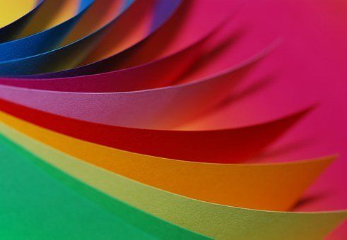 paper in an array of colours