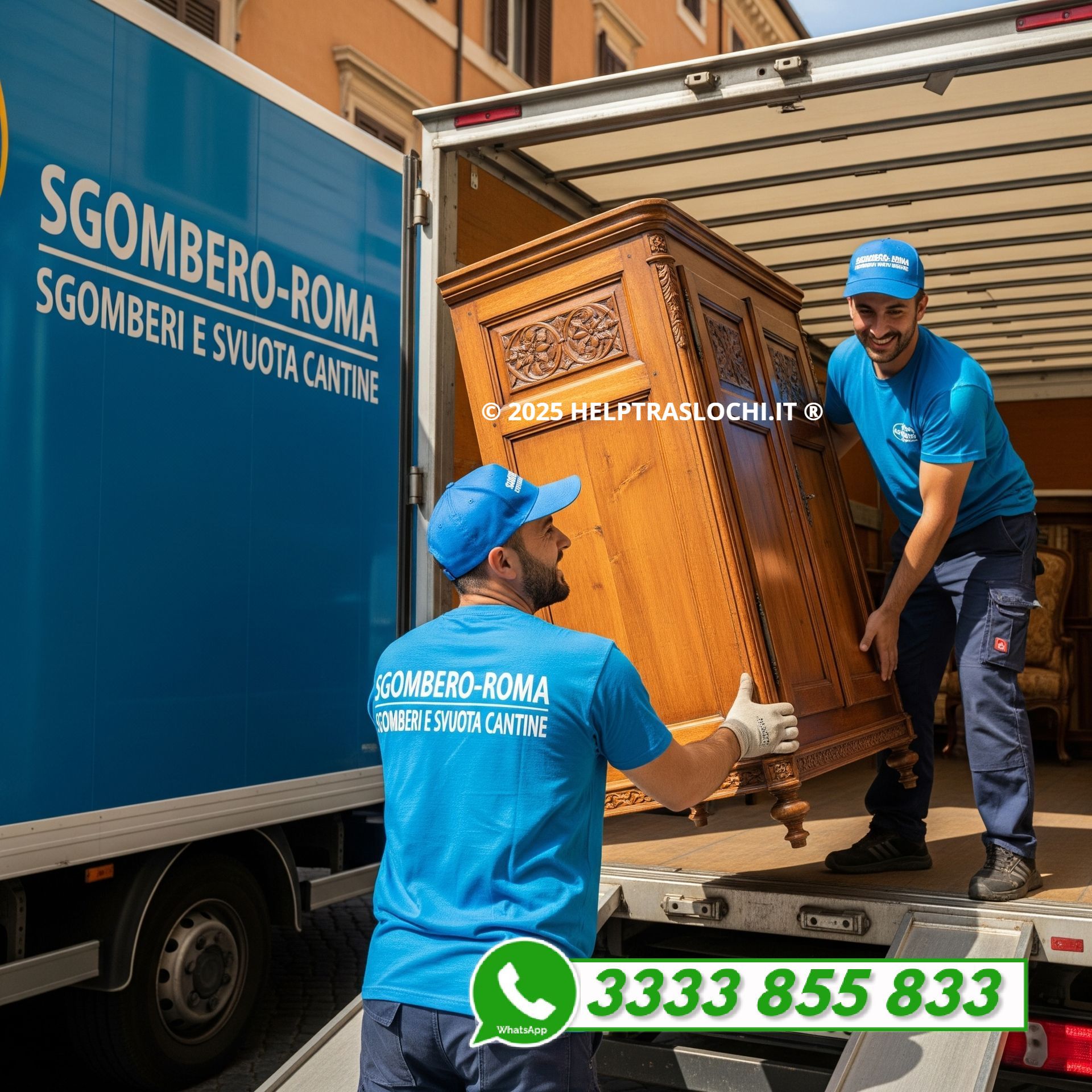 Sgombero Roma Monteverde Sgomberi e Svuoto Cantine Tel. 3333855833