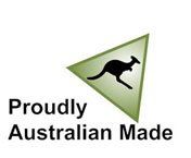 Proudly Australian made logo