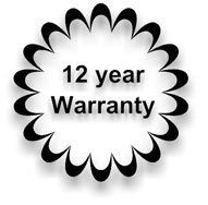 12 Year warranty logo