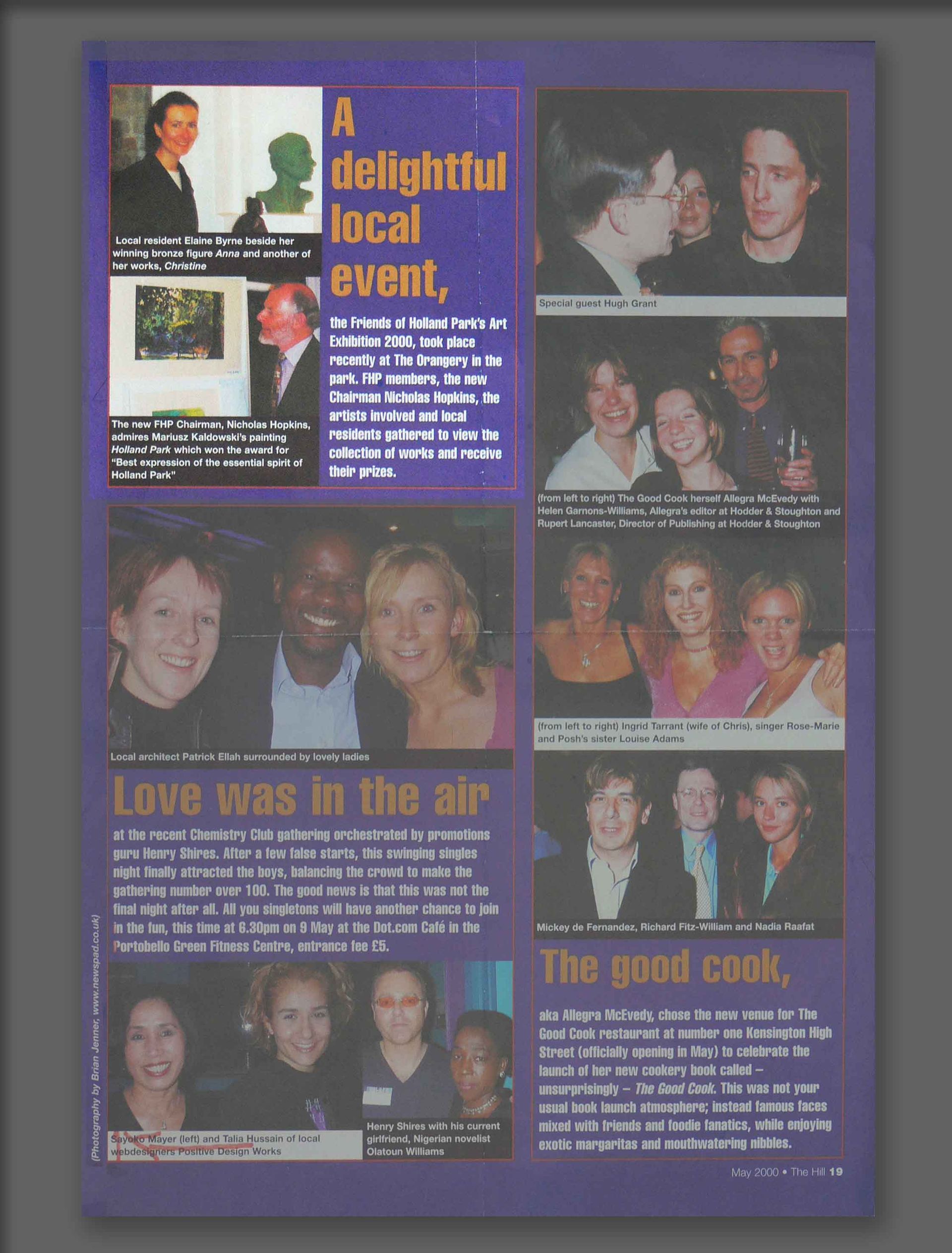 Press article in The Hill Magazine about  Mariusz Kaldowski  willing Holland Park Award (2000)