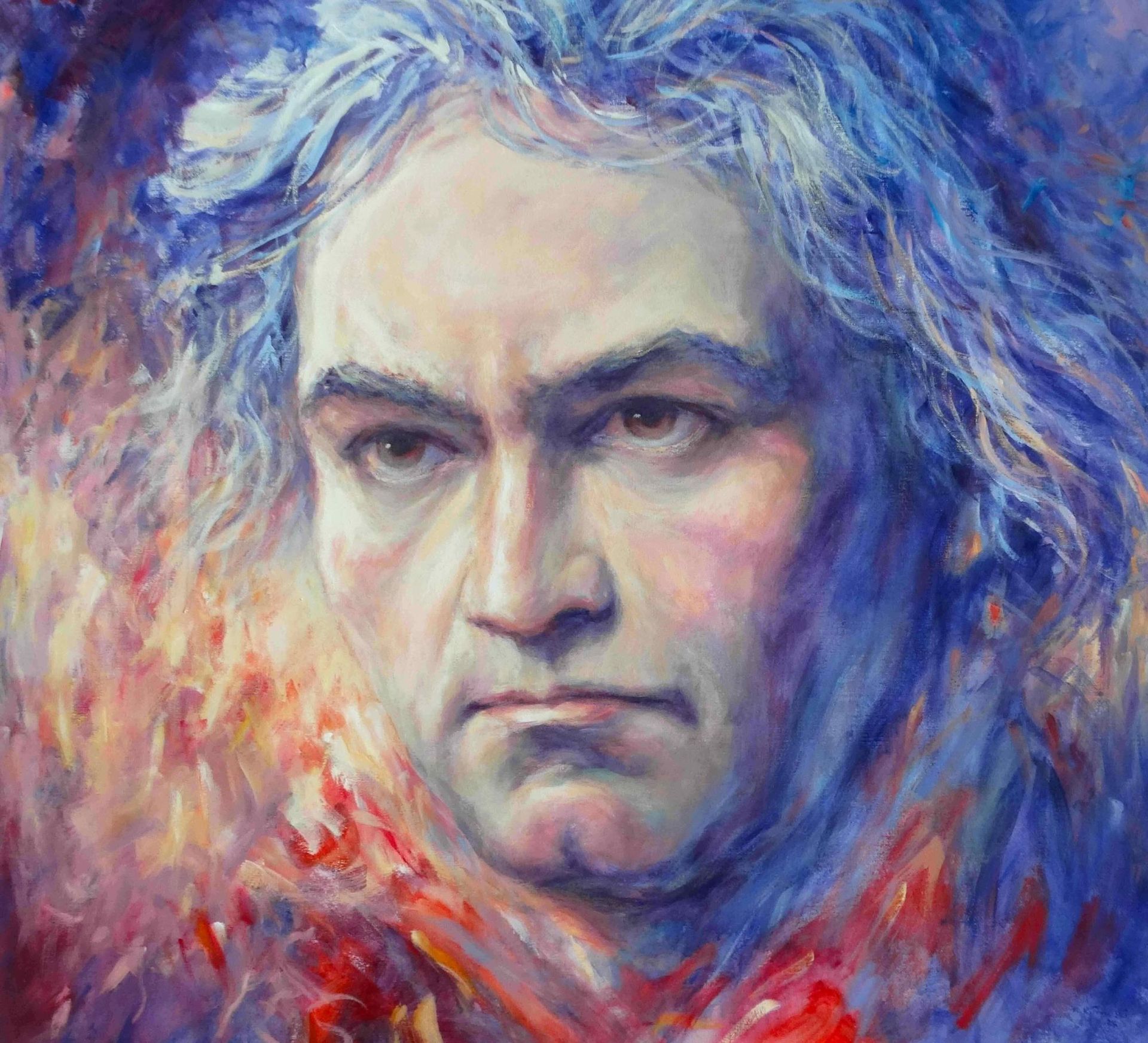 Portrait of Ludvig van Beethoven by Mariusz Kaldowski