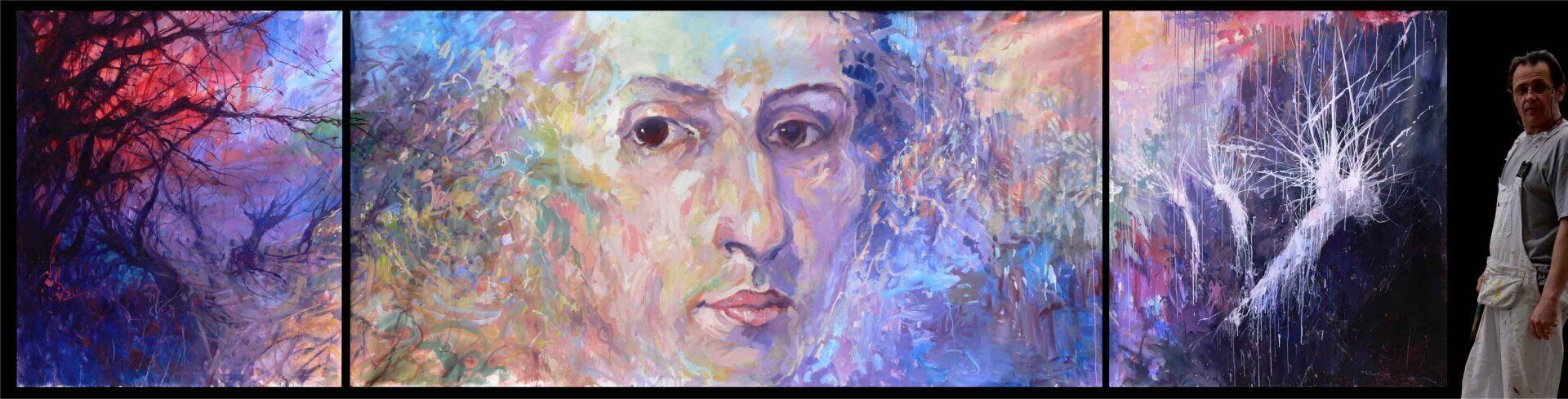 Portrait of Chopin by Mariusz Kaldowski