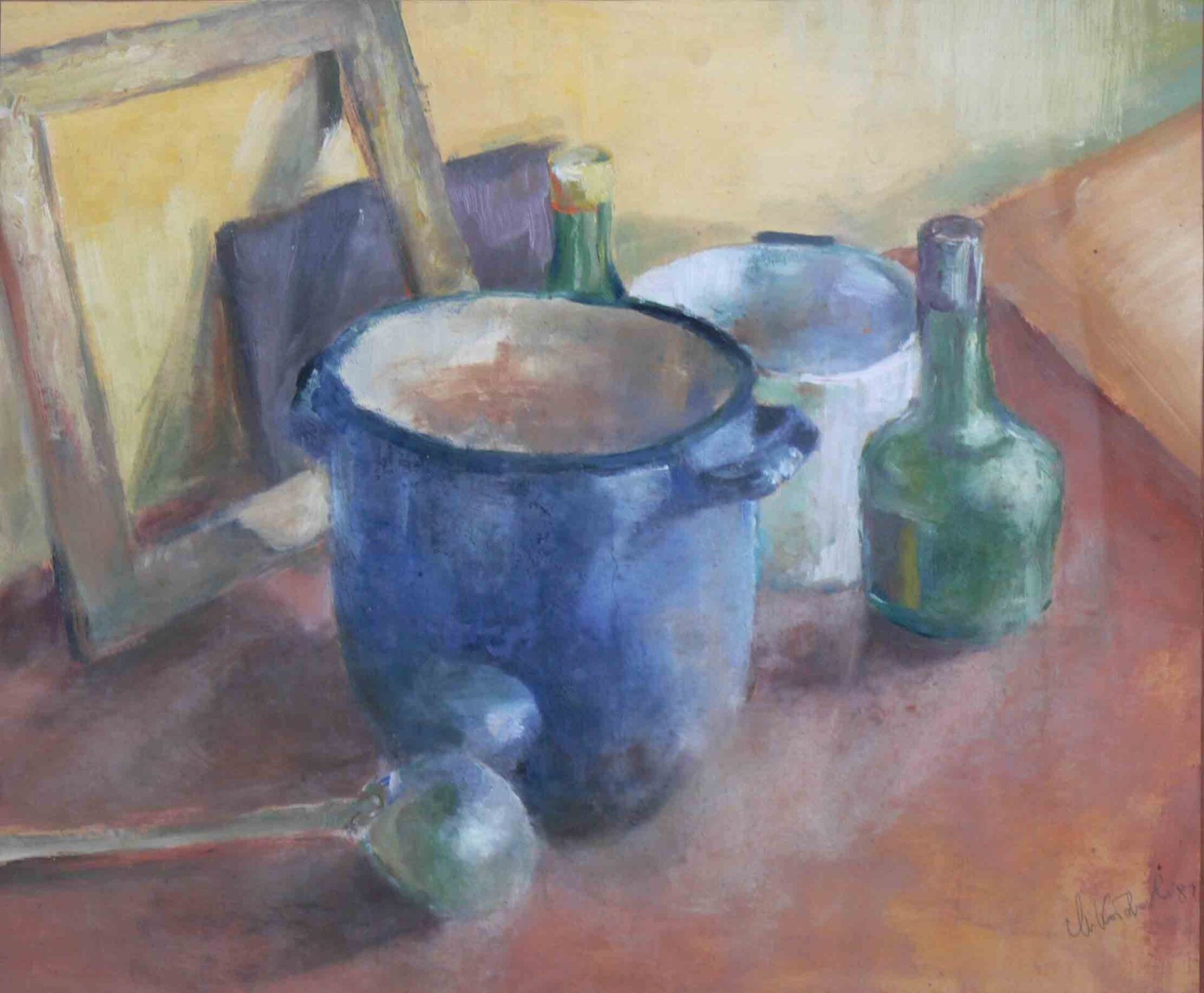 Studio oil sketch by Mariusz Kaldowski