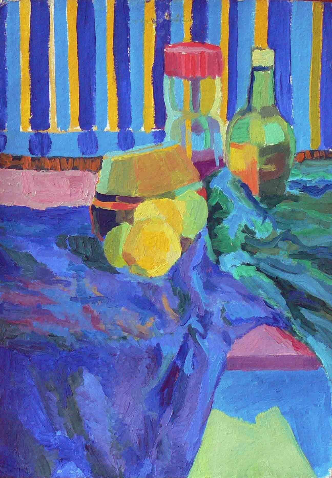 Blue still life by Mariusz Kaldowski