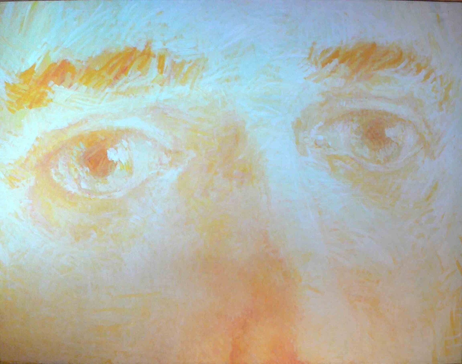 Male face in sunshine light by Mariusz Kaldowski