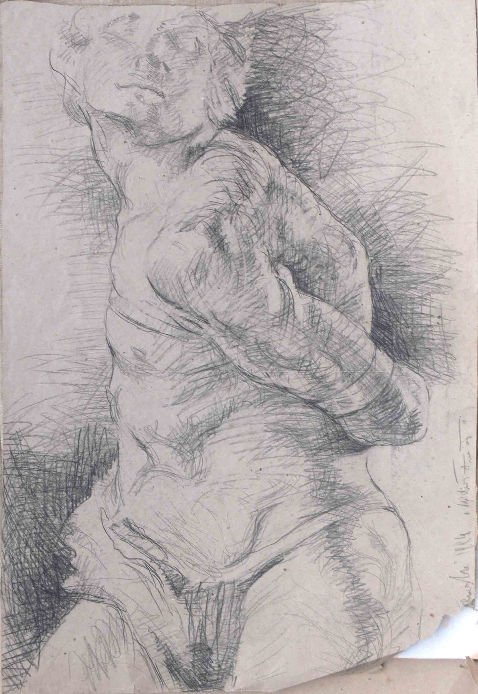 Symbolic archive figurative sketch by Mariusz Kaldowski