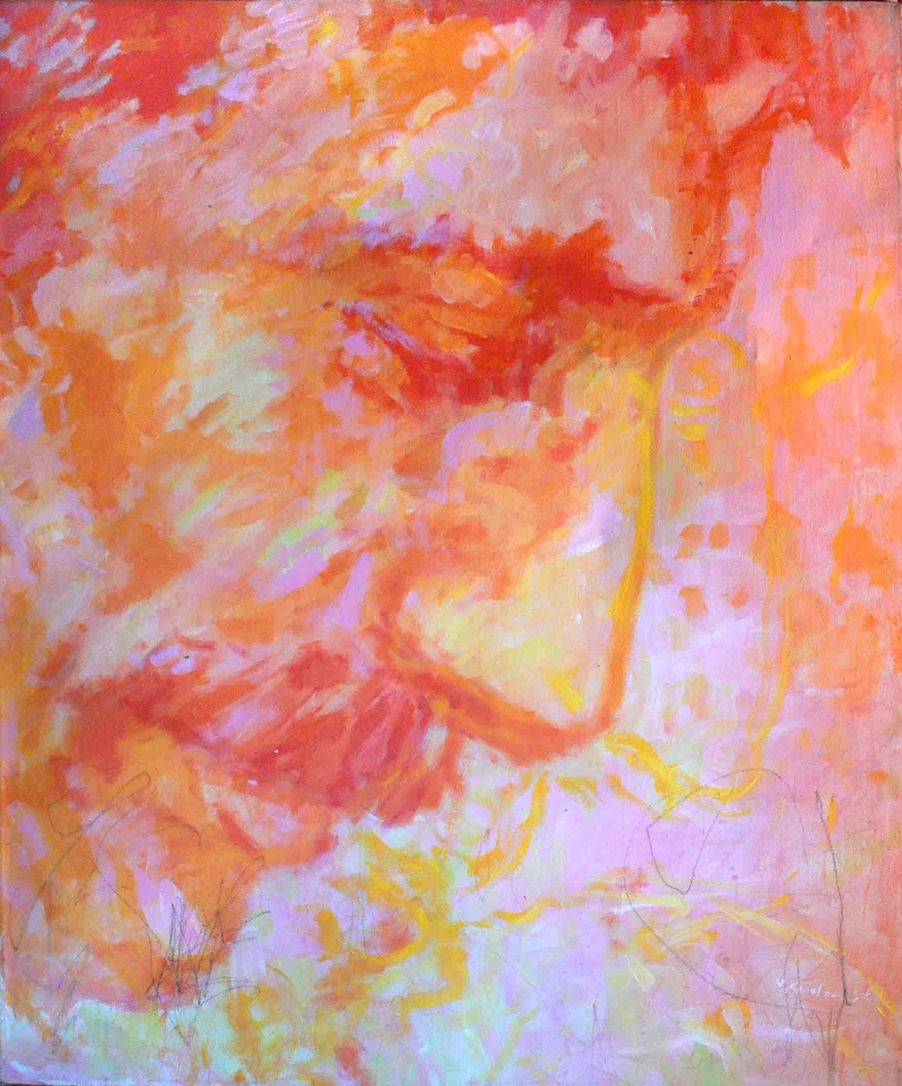 Abstract symbolic study of a male face by Mariusz Kaldowski