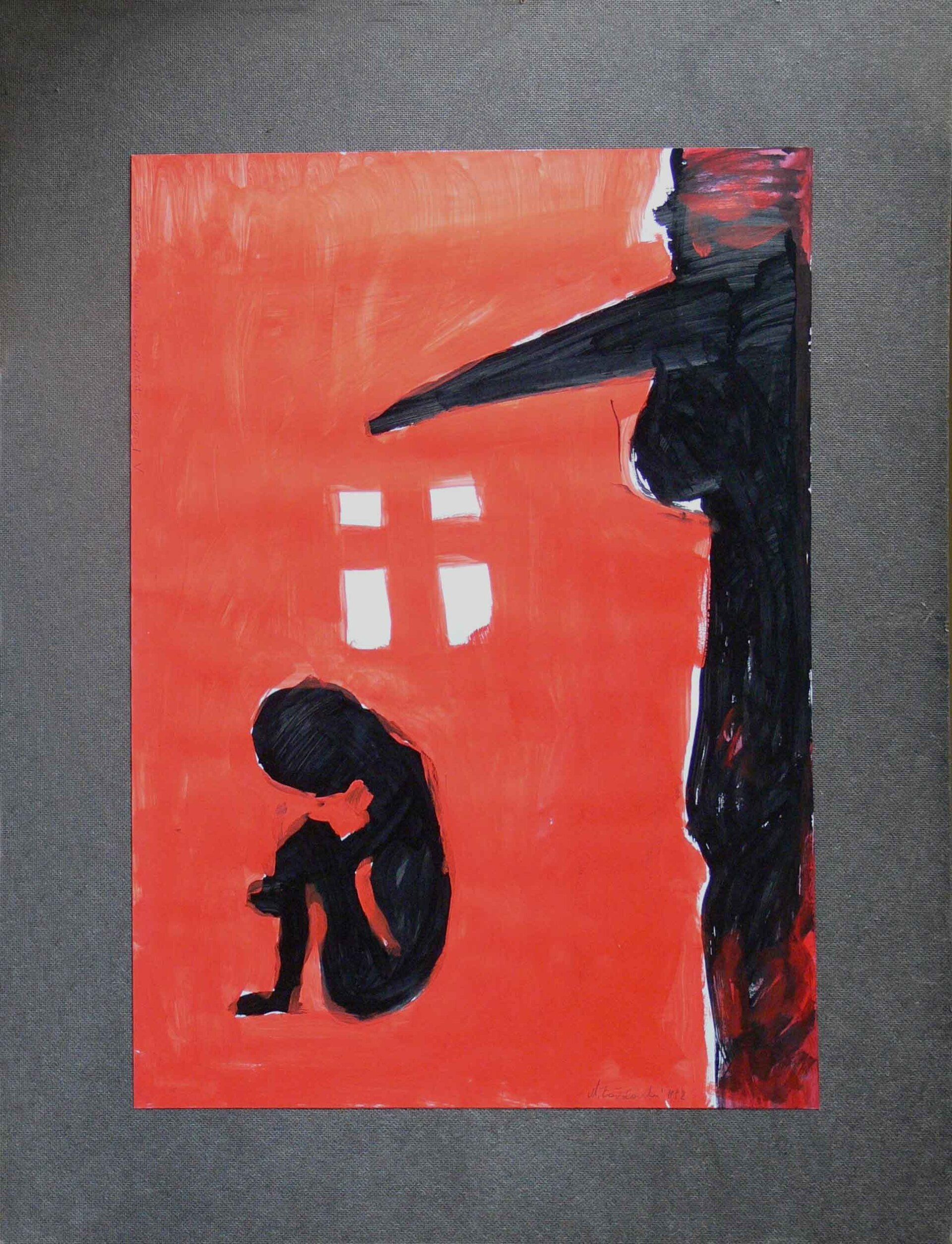graphic art against child abuse