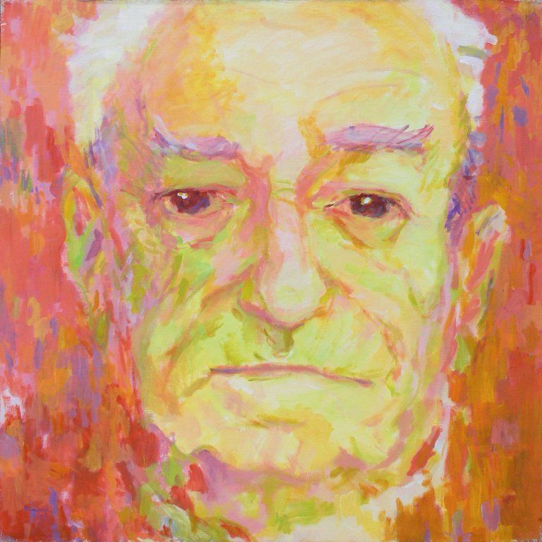 Portrait of Jerzy Turowicz – Velis Passis by Mariusz Kaldowski