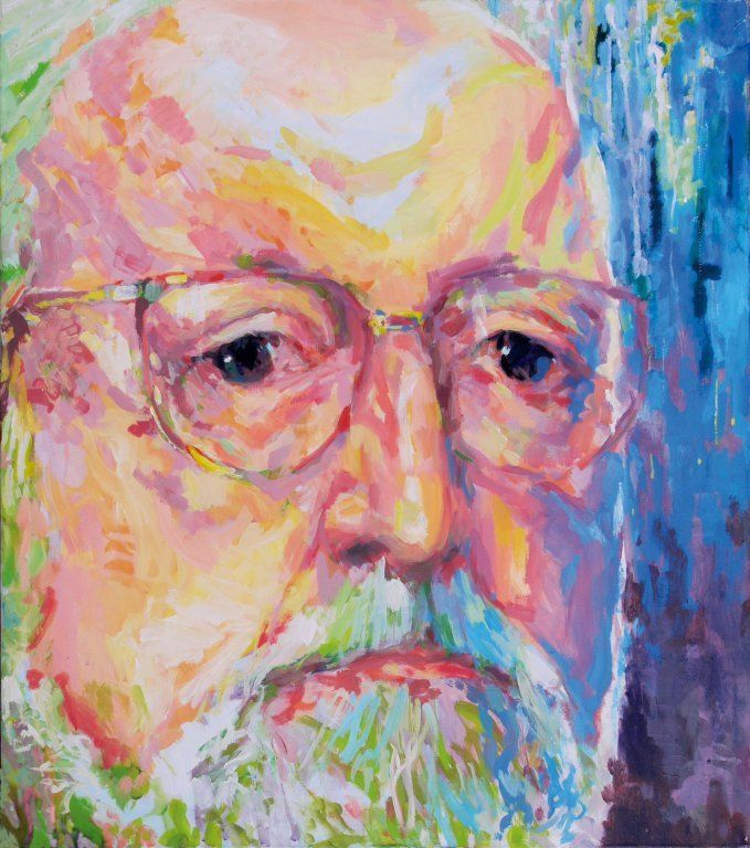 Portrait of Krzysztof Penderecki– Velis Passis by Mariusz Kaldowski