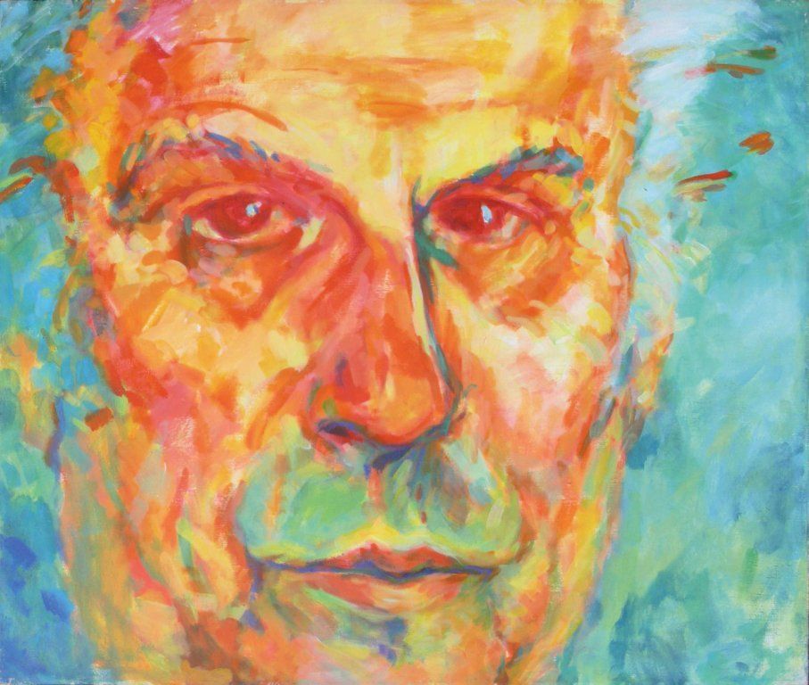 Portrait of Ryszard Kapuściński – Velis Passis by Mariusz Kaldowski