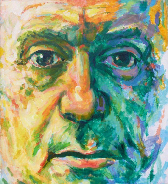 Portrait of Andrzej Szczypiorski – Velis Passis by Mariusz Kaldowski