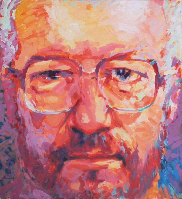 Portrait of Jerzy Nowosielski – Velis Passis by Mariusz Kaldowski