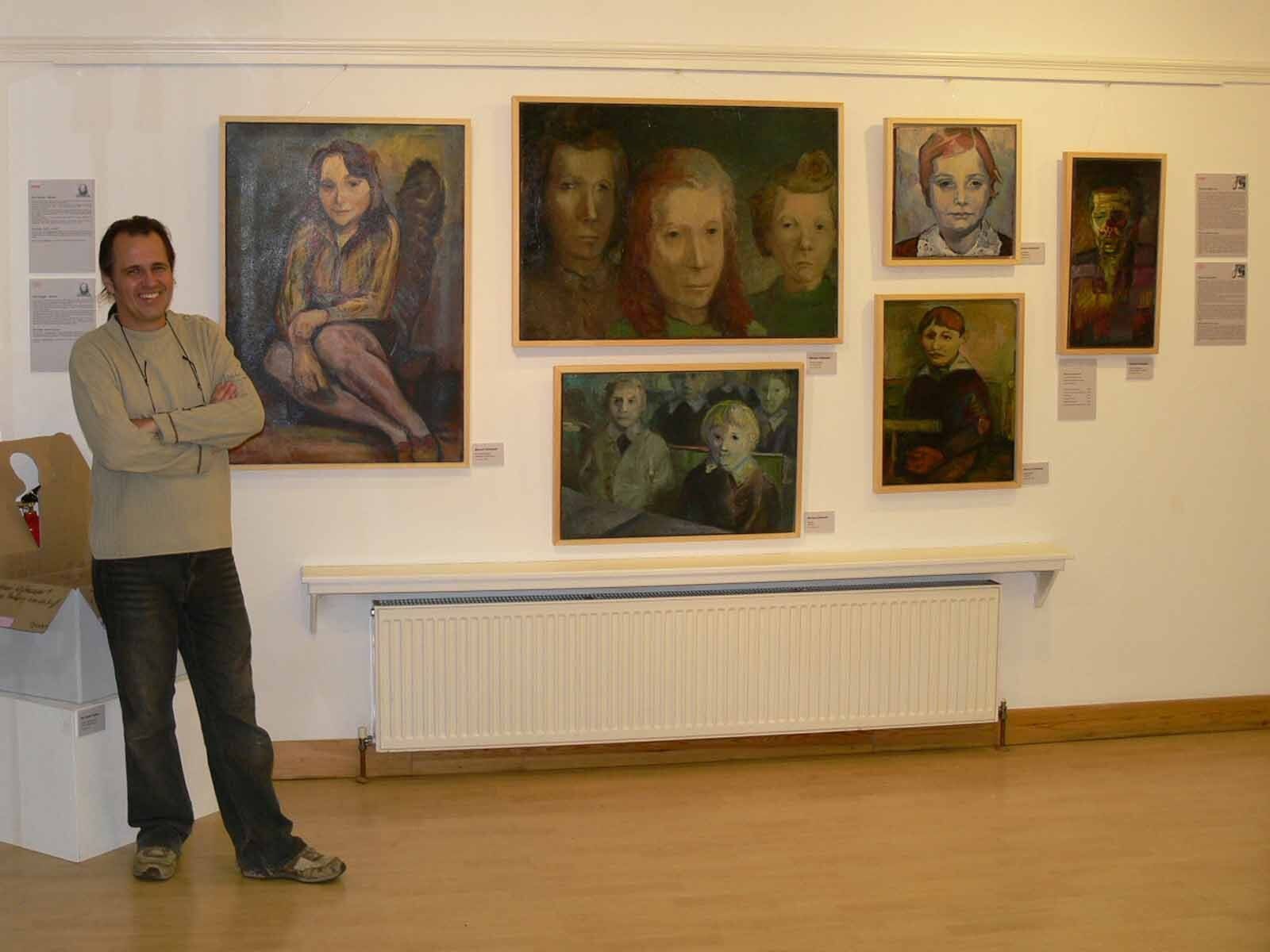 Gallery view from a curated exhibition organised by Kasia Kaldowski