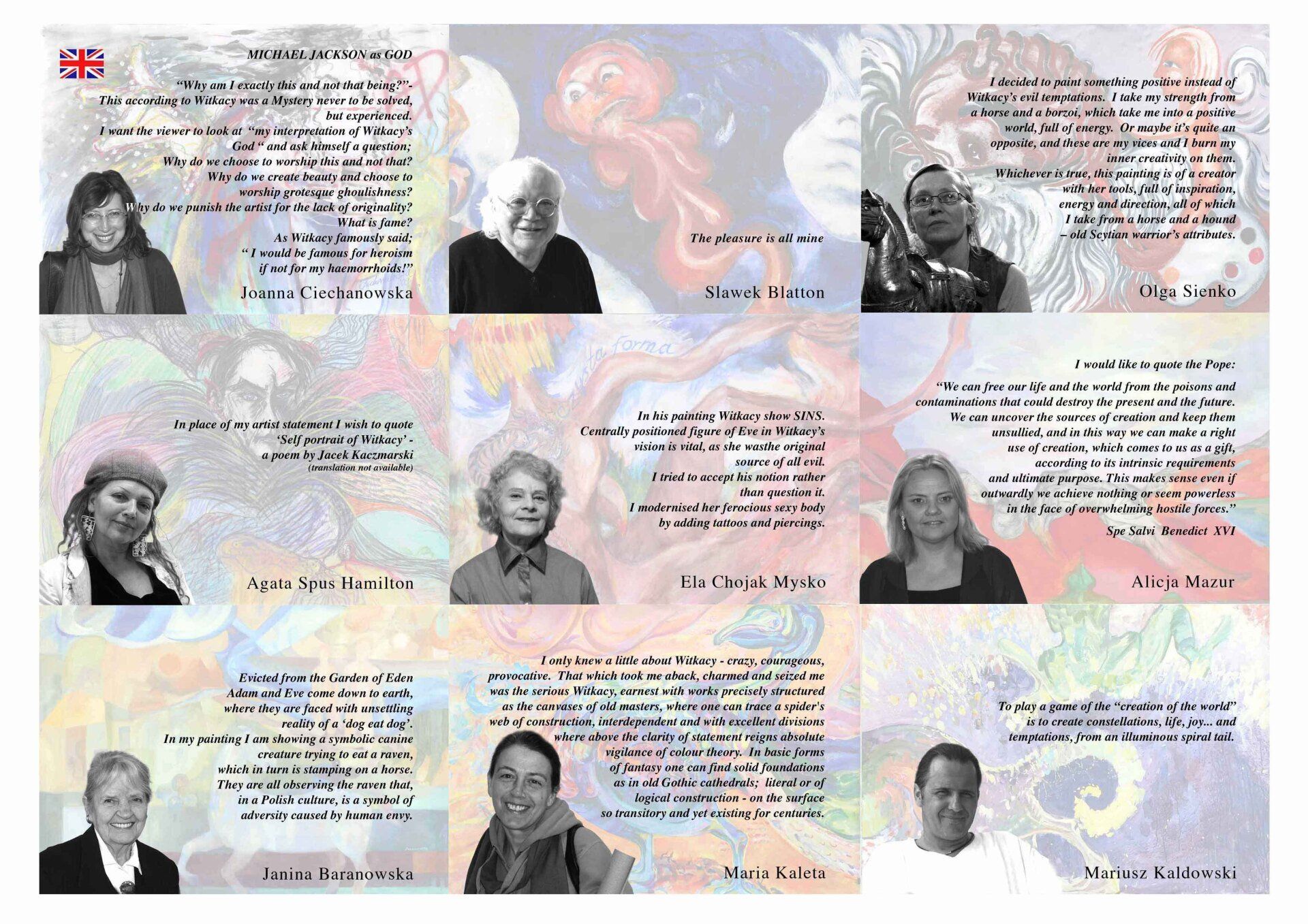 Collaborative exhibition project curated by Kasia Kaldowski – group of artists with their works