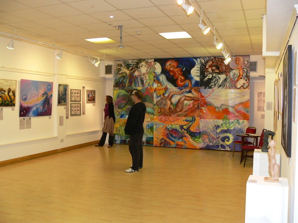 Gallery view from a curated exhibition organised by Kasia Kaldowski