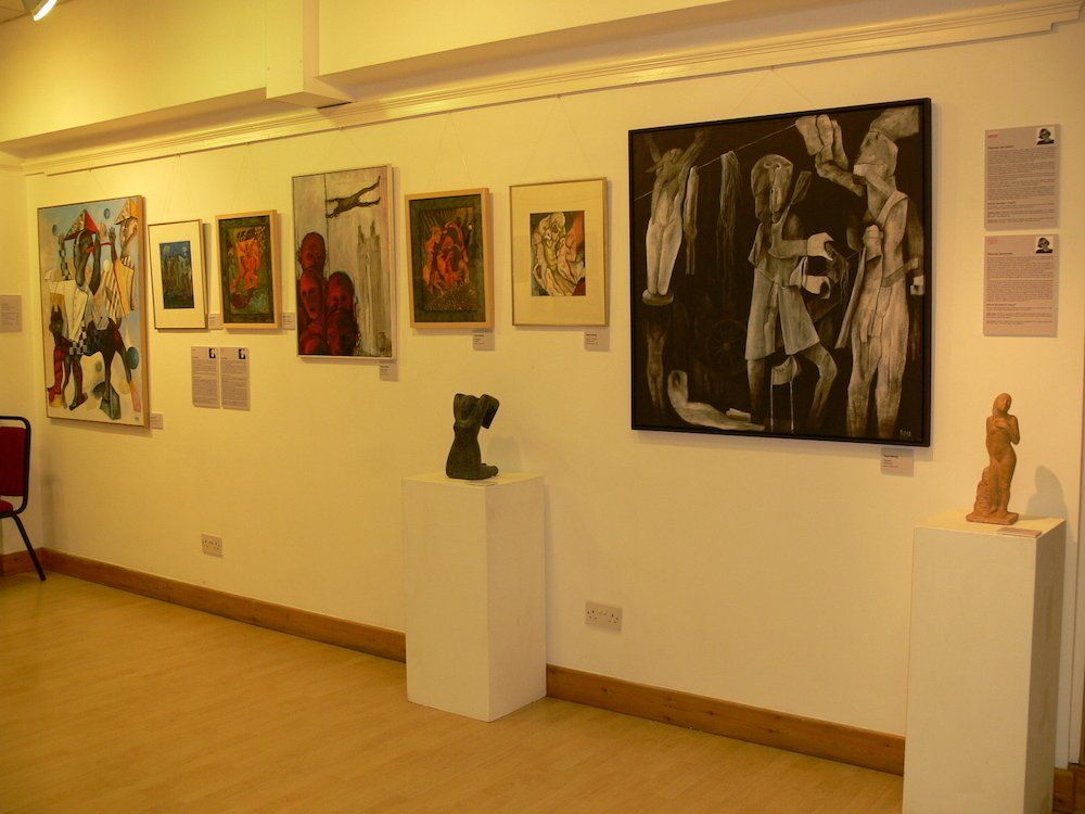 Gallery view from a curated exhibition organised by Kasia Kaldowski