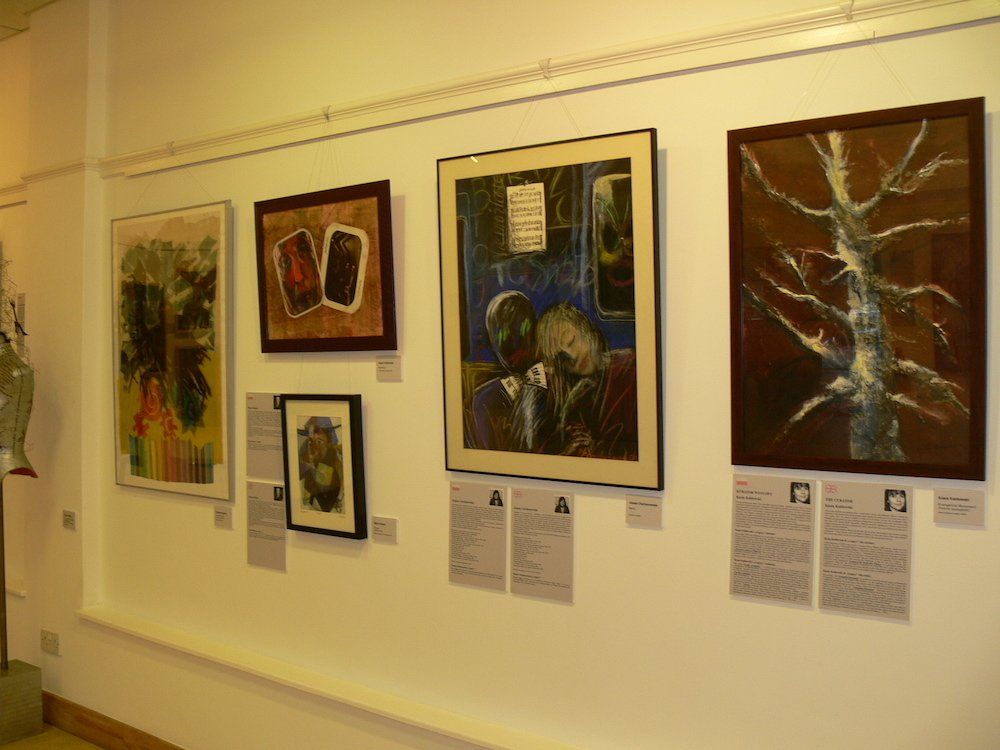 Gallery view from a curated exhibition organised by Kasia Kaldowski