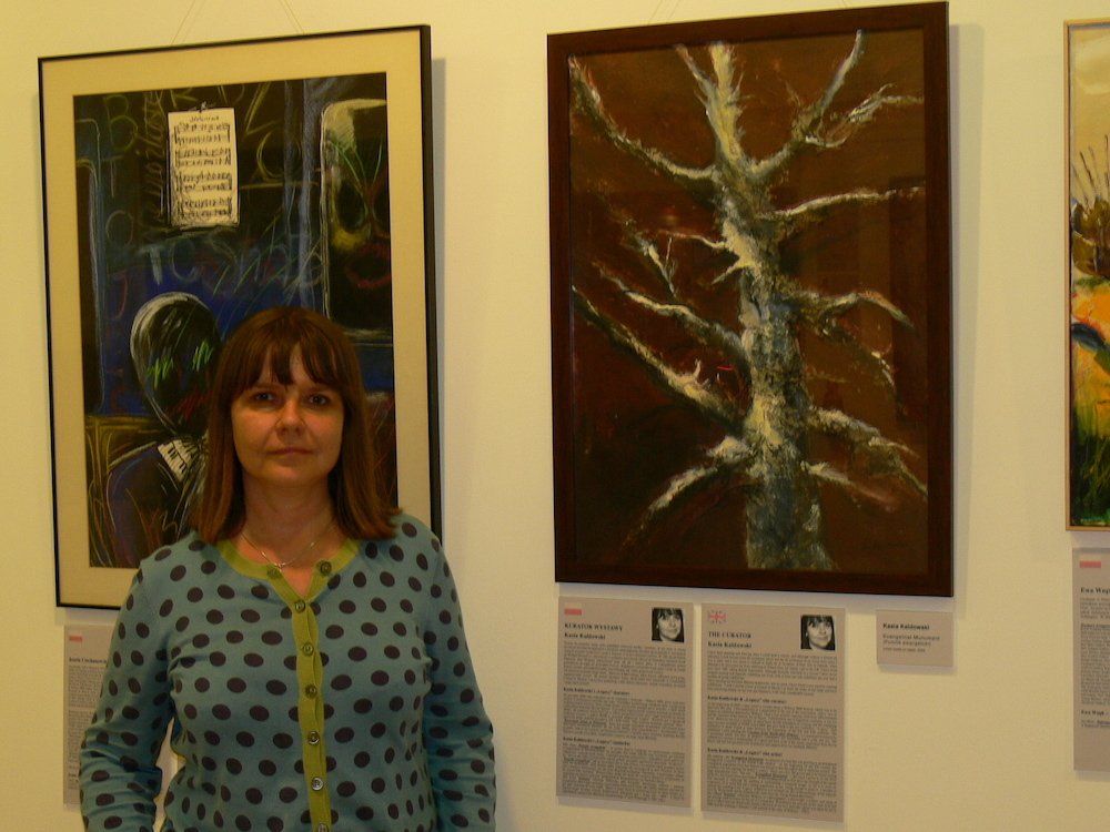 Legacy - Kasia Kaldowski with her own artwork, Evangelical Monument
