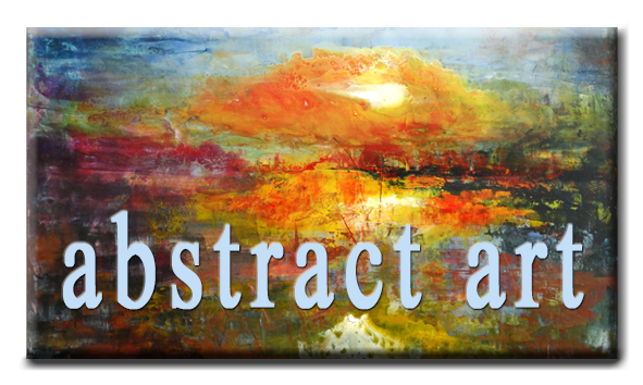abstract sunset painting