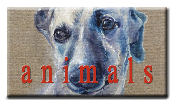 painting of greyhound