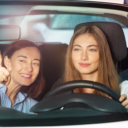 Drive — Intructor With Her Student in Riverside, CT