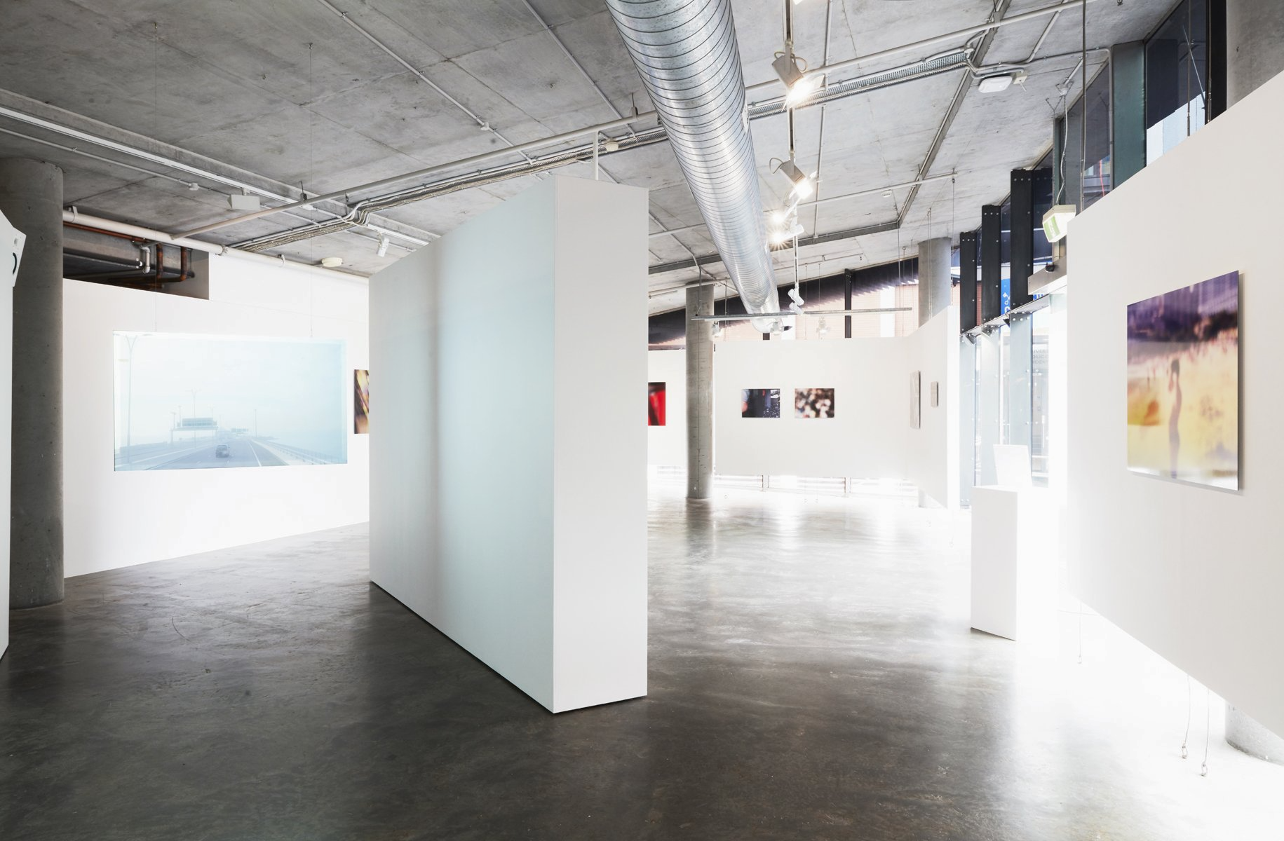 Installation view of Abridge at Verge Gallery. Courtesy Verge Gallery, photographed by Zan Wimberley.