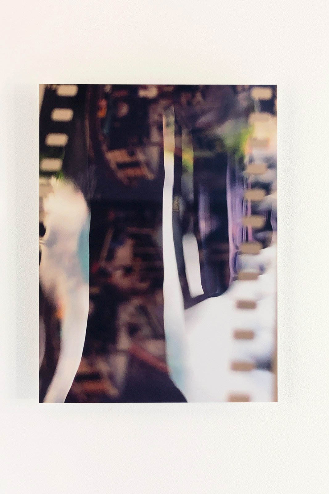 Lei Yue Mun, 1999. Kodak E100VS slide film, 135mm.  2020,  37.5x50cm, digital c-print on Fujicolor Crystal Archive Paper. Installation view, photographed by Jessica Maurer.
