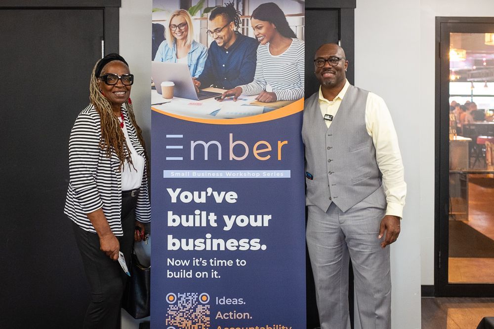 Councilwoman Helen Rucker, and Ember Program architect, D. Lee Scott