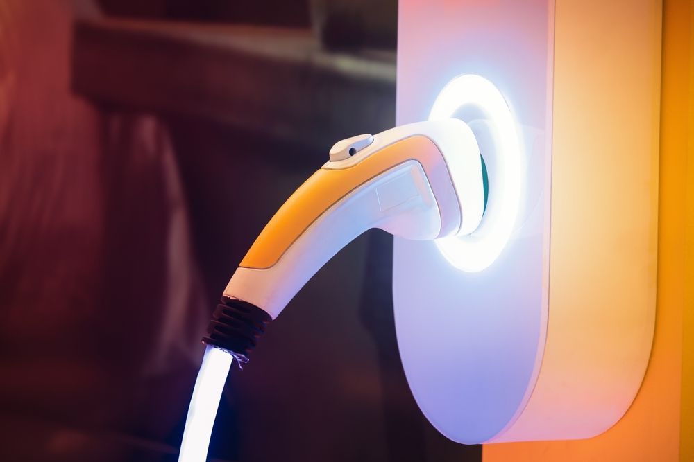 Electric Vehicle Charging Station With Illuminated Port — SJD Electrical Contracting in Orange, NSW