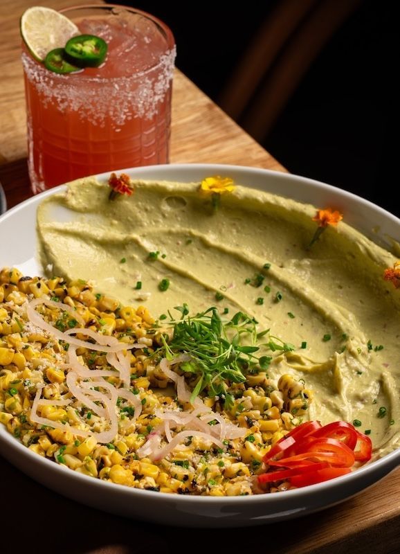 Brisa Restaurant street corn appetizer