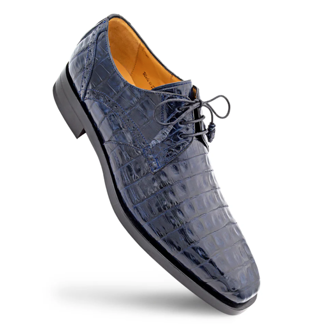 Golfo Plain Toe Crocodile Derby