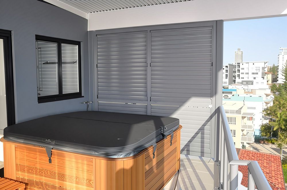 A Custom Balcony Shutters