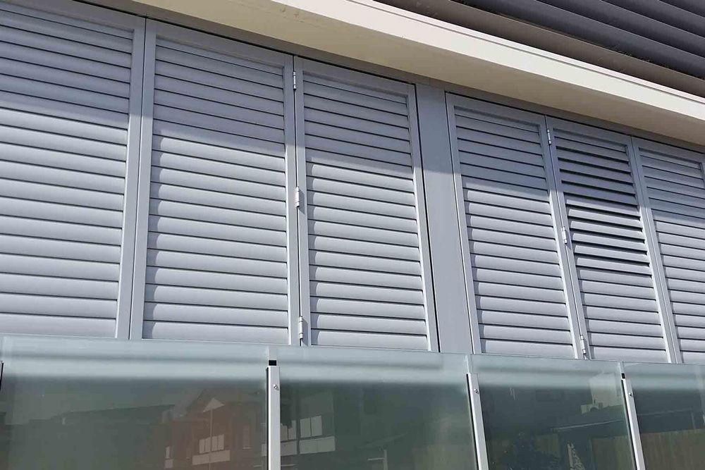 Close-up Of A Premium Bi-fold Shutters