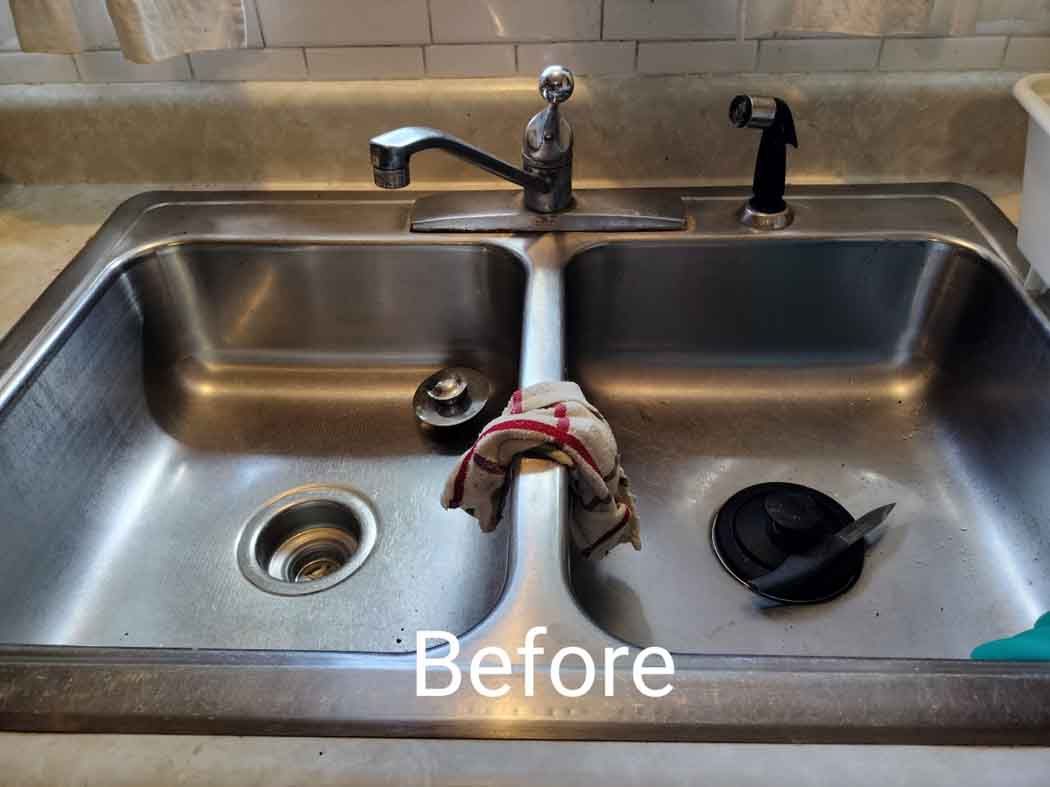 Before sink