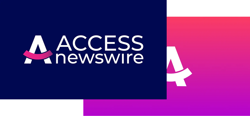 The access newswire logo is on a blue and pink background.