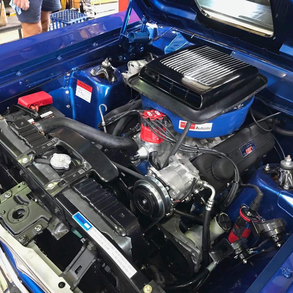 Engine Repair On The Blue Car — Torque Masters Auto Repairs Centre In Portsmith QLD