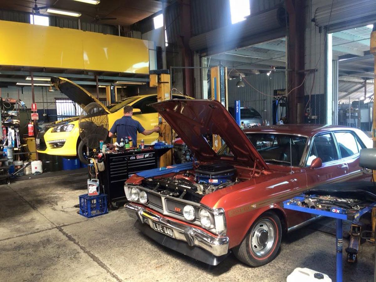 Cars With Open Hood For Regas